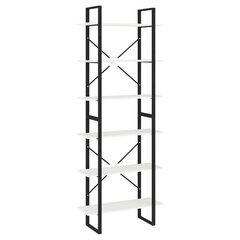 vidaXL Korkea kaappi valkoinen 80x30x210 cm täysi mänty hinta ja tiedot | Hyllyt | hobbyhall.fi