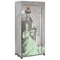 vidaXL Vaatekaappi New York 75x45x160 cm kangas hinta ja tiedot | Kaapit | hobbyhall.fi