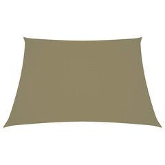 vidaXL Aurinkopurje Oxford-kangas suorakaide 2,5x3 m beige hinta ja tiedot | Aurinkovarjot ja markiisit | hobbyhall.fi