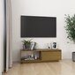 vidaXL TV-taso hunajanruskea 110x30x33,5 cm täysi mänty hinta ja tiedot | TV-tasot | hobbyhall.fi