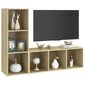 TV-kaapit, 107x35x37 cm, 2 kpl hinta ja tiedot | TV-tasot | hobbyhall.fi