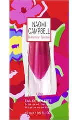 Naomi Campbell Bohemian Garden EDT naisille 15 ml hinta ja tiedot | Naisten hajuvedet | hobbyhall.fi