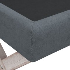 Säilytyslaatikko-jakkara vidaXL, Velvet, 110x45x49cm, tummanharmaa hinta ja tiedot | Säkkituolit, rahit ja penkit | hobbyhall.fi