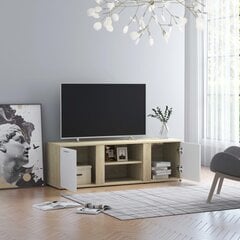 TV-kaappi, 120x34x37cm, ruskea hinta ja tiedot | TV-tasot | hobbyhall.fi