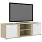 TV-kaappi, 120x34x37cm, ruskea hinta ja tiedot | TV-tasot | hobbyhall.fi