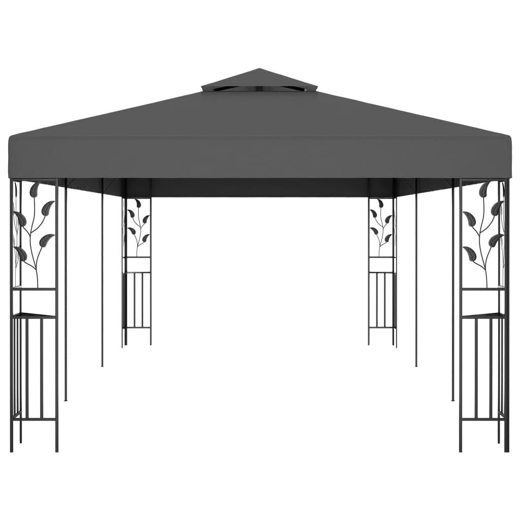 vidaXL Huvimaja 3x6 m antrasiitti hinta ja tiedot | Puutarhapaviljongit | hobbyhall.fi