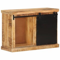 vidaXL Senkki 80x30x55 cm täysi karkea mangopuu hinta ja tiedot | Olohuoneen kaapit ja lipastot | hobbyhall.fi