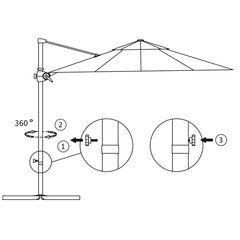 vidaXL Riippuva aurinkovarjo teräspylväällä 250x250 cm vihreä hinta ja tiedot | Aurinkovarjot ja markiisit | hobbyhall.fi