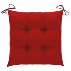 Keinutuoli punaisella tyynyllä, ruskea hinta ja tiedot | Puutarhatuolit | hobbyhall.fi