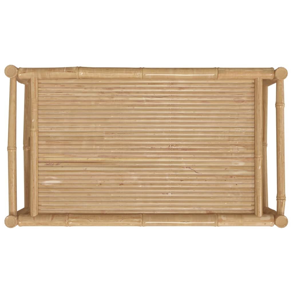 vidaXL Garden sohvapöytä, 100x55x33cm, bambu hinta ja tiedot | Puutarhatuolit | hobbyhall.fi