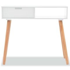 Konsolipöytä, 80x30x72cm, valkoinen hinta ja tiedot | Sohvapöydät | hobbyhall.fi