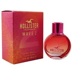 Hollister Wave 2 EDP naiselle 30 ml hinta ja tiedot | Naisten hajuvedet | hobbyhall.fi