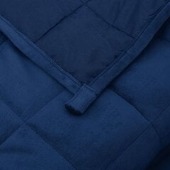 vidaXL Painopeitto sininen 137x200 cm 10 kg kangas hinta ja tiedot | Peitot | hobbyhall.fi