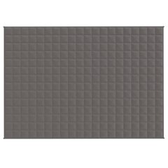 vidaXL Painopeitto harmaa 138x200 cm 10 kg kangas hinta ja tiedot | Peitot | hobbyhall.fi