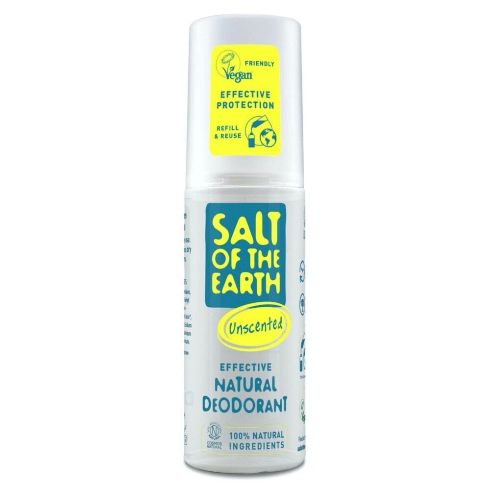 Hajusteeton suihkedeodorantti Salt of the Earth, 100 ml hinta ja tiedot | Deodorantit | hobbyhall.fi