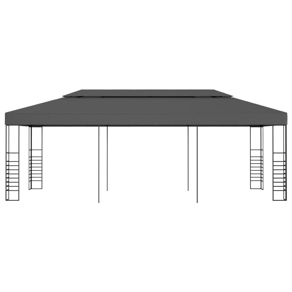 vidaXL Huvimaja katos 3x6 m antrasiitti hinta ja tiedot | Puutarhapaviljongit | hobbyhall.fi