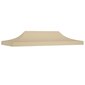 vidaXL Juhlateltan katto 6x3 m beige 270 g/m² hinta ja tiedot | Puutarhapaviljongit | hobbyhall.fi