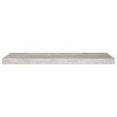 vidaXL Kelluvat seinähyllyt 4 kpl betoninharmaa 80x23,5x3,8 cm MDF hinta ja tiedot | Hyllyt | hobbyhall.fi