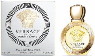 Versace Eros pour Femme EDT naisille 50 ml hinta ja tiedot | Versace Miesten asusteet | hobbyhall.fi