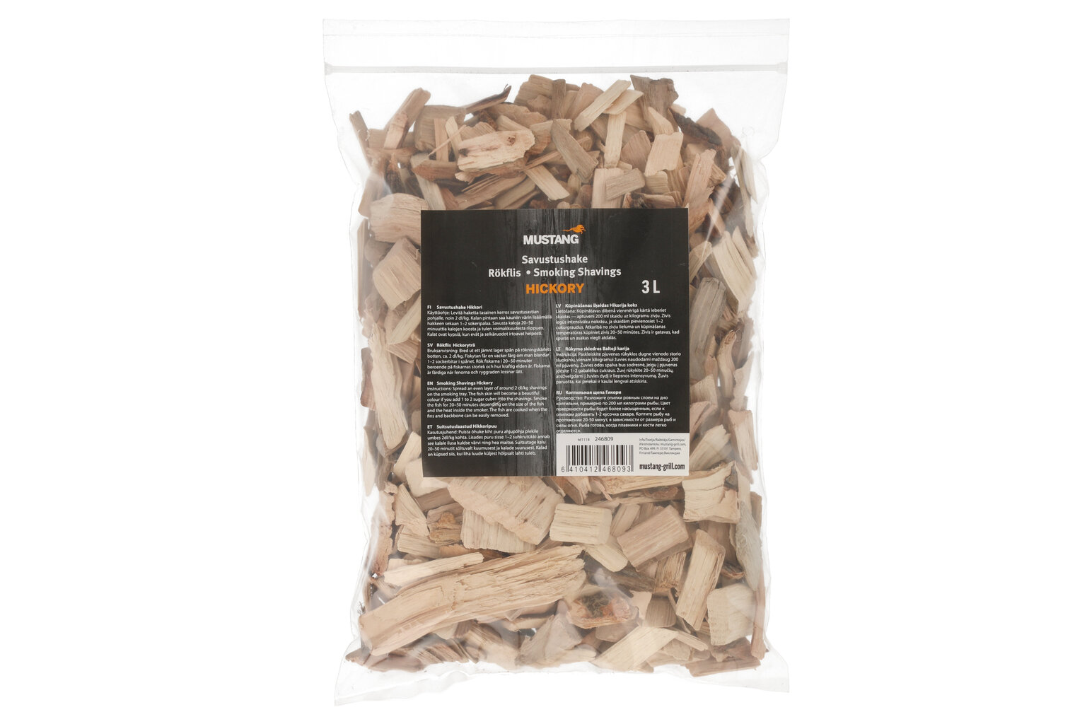 Currylastuja savustamiseen Mustang Hickory , 3 l hinta ja tiedot | Savustimet ja savustustarvikkeet | hobbyhall.fi