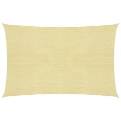 vidaXL aurinkovarjo, beige, 2,5x3,5 m, HDPE, 160 g/m² hinta ja tiedot | Aurinkovarjot ja markiisit | hobbyhall.fi