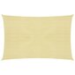 vidaXL aurinkovarjo, beige, 2,5x3,5 m, HDPE, 160 g/m² hinta ja tiedot | Aurinkovarjot ja markiisit | hobbyhall.fi