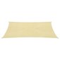 vidaXL aurinkovarjo, beige, 6x8m, HDPE, 160g/m² hinta ja tiedot | Aurinkovarjot ja markiisit | hobbyhall.fi