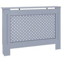 vidaXL Lämpöpatterin suoja antrasiitti 112x19x81,5 cm MDF hinta ja tiedot | Takka- ja uunitarvikkeet | hobbyhall.fi