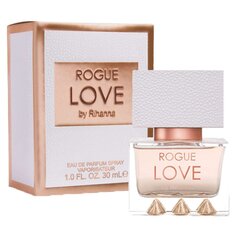 Rihanna Rogue Love EDP naiselle 30 ml hinta ja tiedot | Rihanna Hajuvedet ja tuoksut | hobbyhall.fi