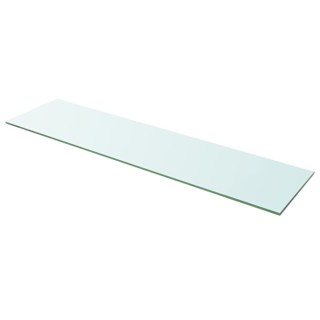 vidaXL Hyllyt 2 kpl kirkas lasi 100x25 cm hinta ja tiedot | Hyllyt | hobbyhall.fi