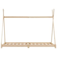 vidaXL Lasten sängynrunko täysi mänty 70x140 cm hinta ja tiedot | Lastensängyt | hobbyhall.fi