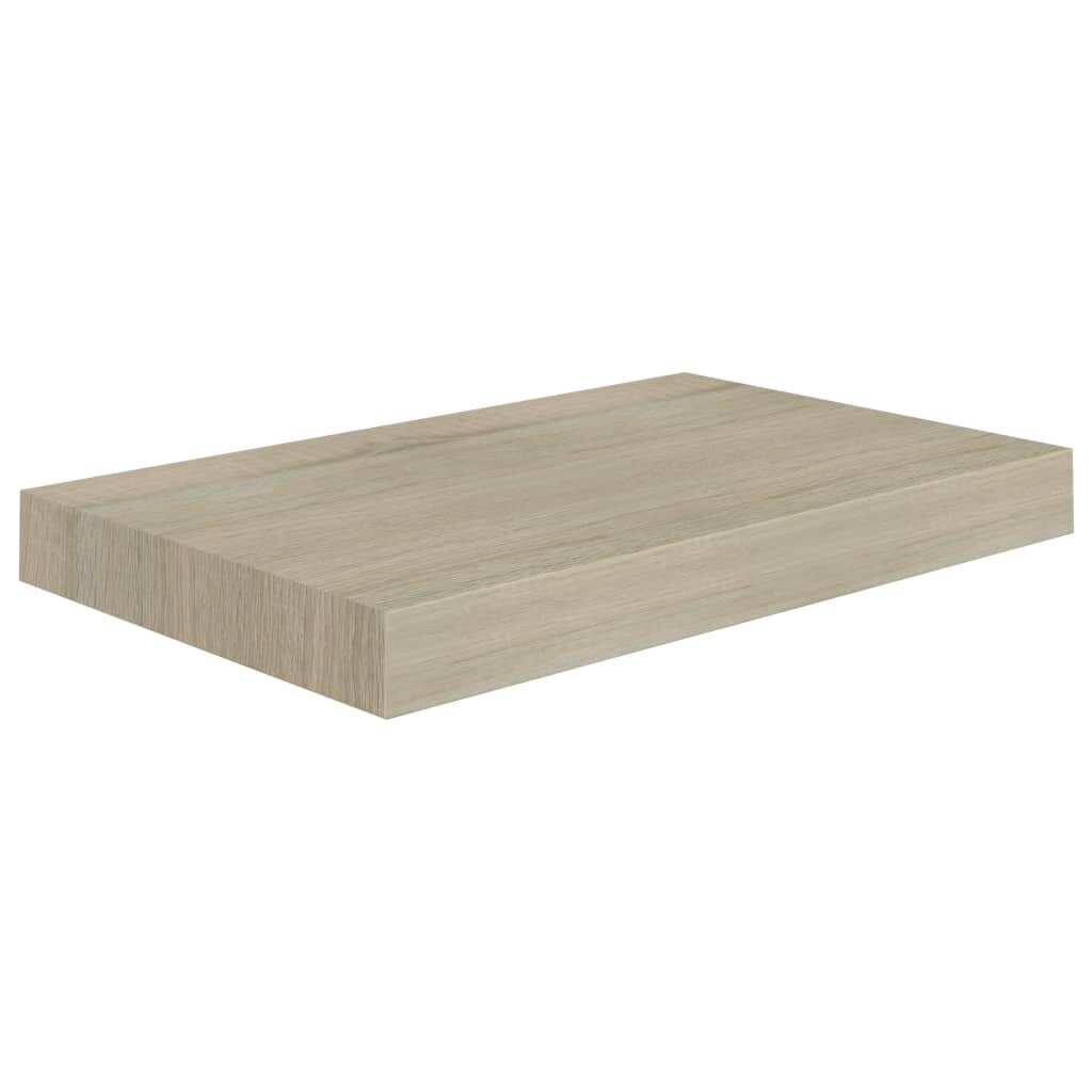 vidaXL Kelluva seinähylly tammi 40x23x3,8 cm MDF hinta ja tiedot | Hyllyt | hobbyhall.fi