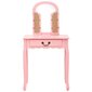 Pesupöytä 65x36x128 cm pinkki hinta ja tiedot | Peilipöydät | hobbyhall.fi