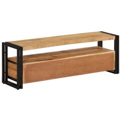 vidaXL TV-taso 120x30x40 cm täysi mangopuu hinta ja tiedot | TV-tasot | hobbyhall.fi