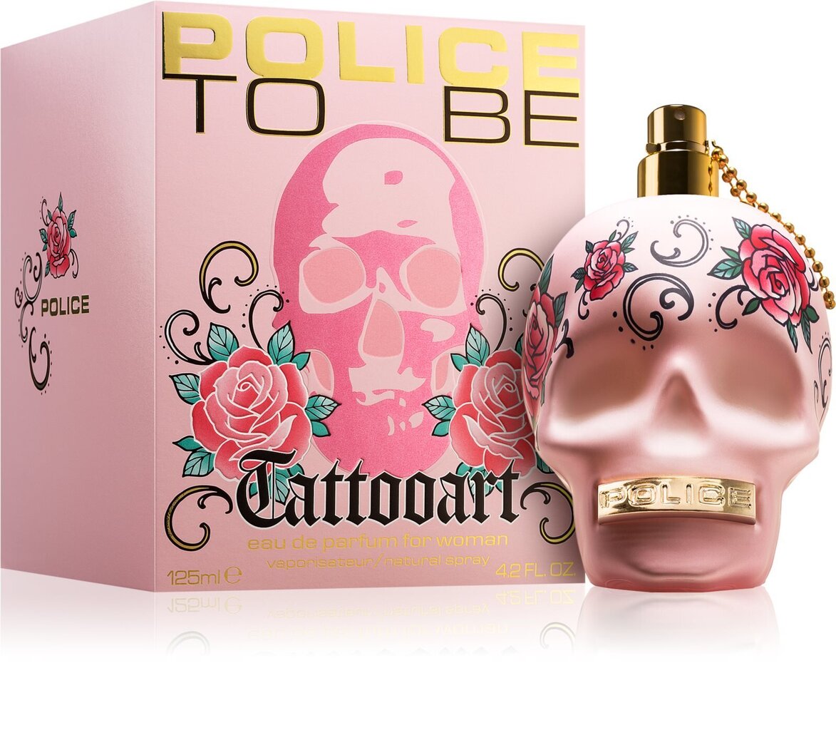 Police To Be Tattooart For Woman EDP naisille 125 ml hinta ja tiedot | Naisten hajuvedet | hobbyhall.fi