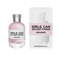 Zadig & Voltaire Girls Can Do Anything EDP naiselle 90 ml hinta ja tiedot | Naisten hajuvedet | hobbyhall.fi