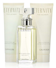 Calvin Klein Eternity EdP -lahjapakkaus naiselle, 50 ml + 100 ml + 100 ml hinta ja tiedot | Naisten hajuvedet | hobbyhall.fi