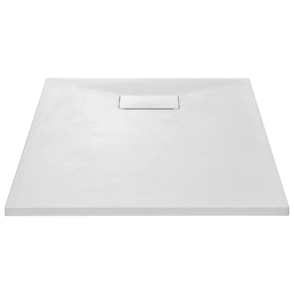 vidaXL Suihkualusta 100x70 cm SMC valkoinen hinta ja tiedot | Suihkualtaat | hobbyhall.fi