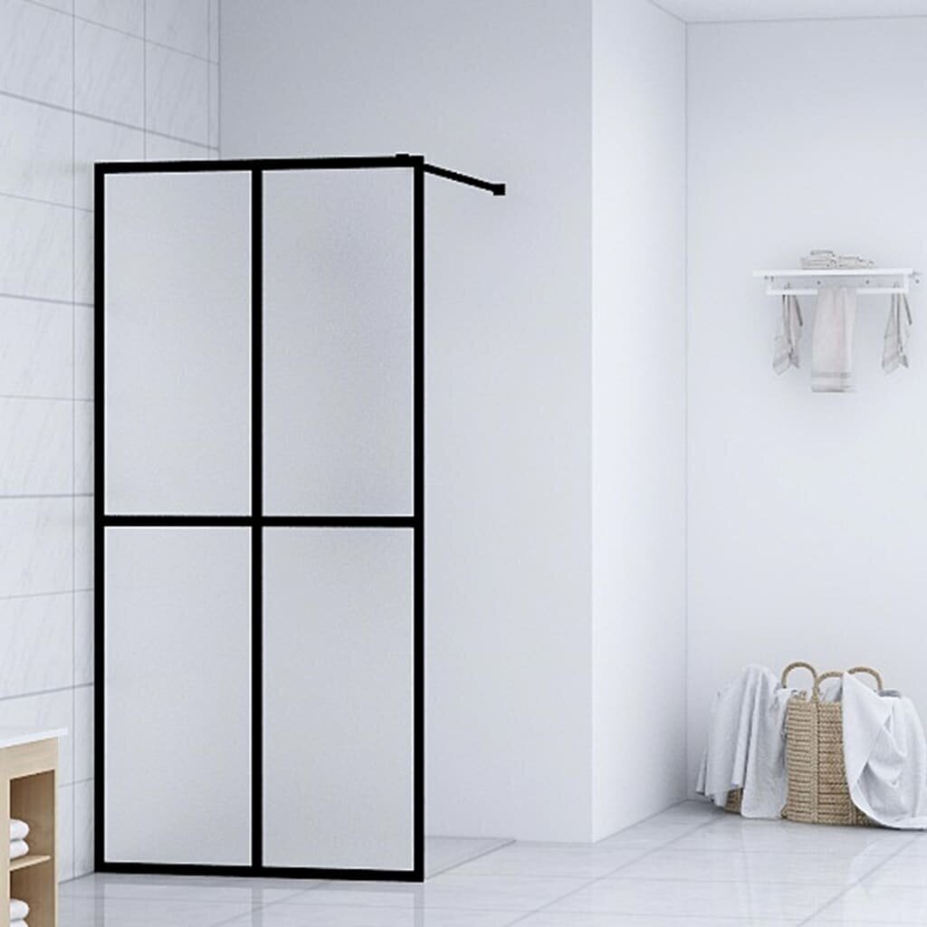 vidaXL Walk-in Suihkun seinäke karkaistu huurrelasi 90x195 cm hinta ja tiedot | Suihkuseinät ja -ovet | hobbyhall.fi