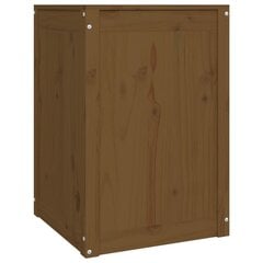 vidaXL Pyykkilaatikko hunajanruskea 44x44x66 cm täysi mänty hinta ja tiedot | Kylpyhuoneen sisustus | hobbyhall.fi