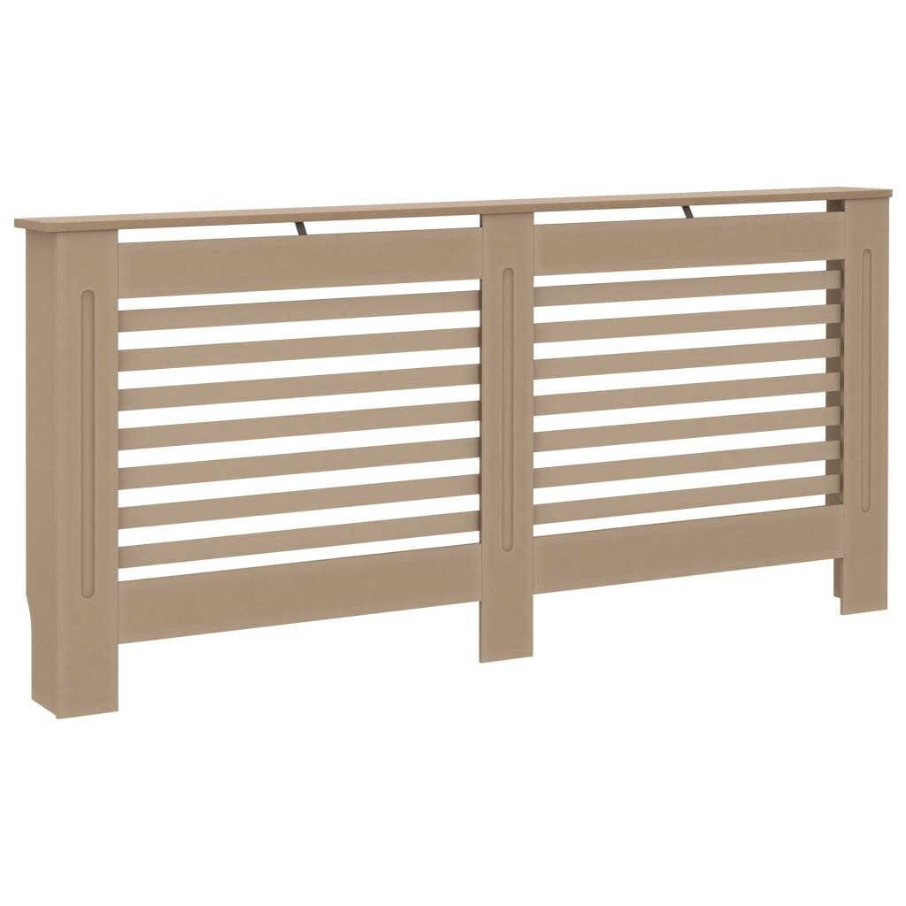 vidaXL Lämpöpatterin suoja 172x19x81,5 cm MDF hinta ja tiedot | Takka- ja uunitarvikkeet | hobbyhall.fi