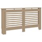 vidaXL Lämpöpatterin suoja 152x19x81,5 cm MDF hinta ja tiedot | Takka- ja uunitarvikkeet | hobbyhall.fi