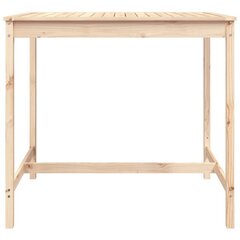 vidaXL Puutarhapöytä 121x82,5x110 cm täysi mänty hinta ja tiedot | Puutarhapöydät | hobbyhall.fi