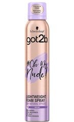 Got2B #Oh My Nude! muotovaahto 250 ml hinta ja tiedot | Kampaamotuotteet | hobbyhall.fi