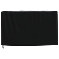 vidaXL Puutarhakalusteiden suoja musta 135x135x90 cm vedenkestävä 420D hinta ja tiedot | Istuintyynyt, pehmusteet ja päälliset | hobbyhall.fi