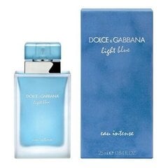 Dolce & Gabbana Light Blue Eau Intense EDP naiselle 25 ml hinta ja tiedot | Naisten hajuvedet | hobbyhall.fi
