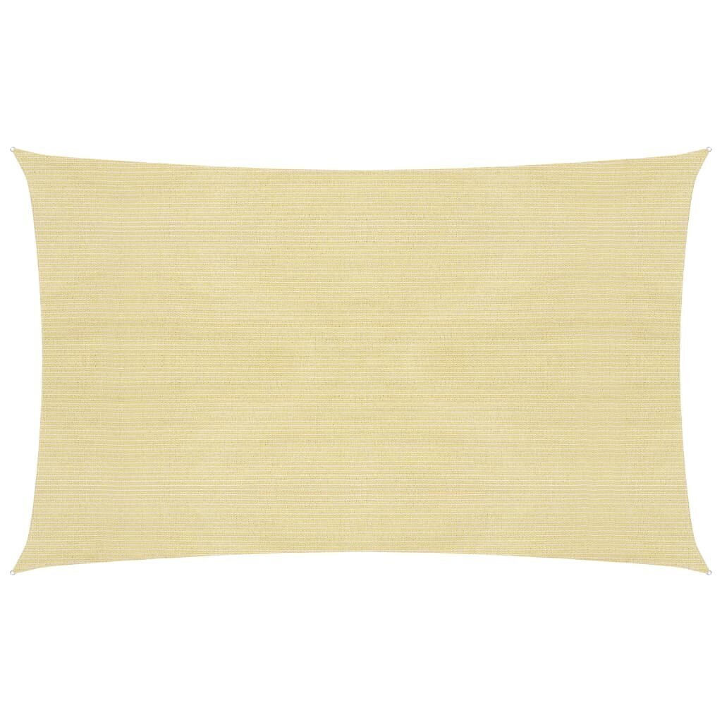 vidaXL Aurinkopurje 160 g/m² beige 2x4,5 m HDPE hinta ja tiedot | Aurinkovarjot ja markiisit | hobbyhall.fi