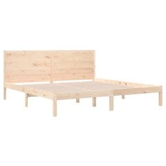 vidaXL Sängynrunko täysi mänty 200x200 cm hinta ja tiedot | Sängyt | hobbyhall.fi