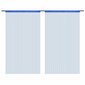 Johtoverhot, 2 kpl, 140x250cm, sininen väri hinta ja tiedot | Verhot | hobbyhall.fi