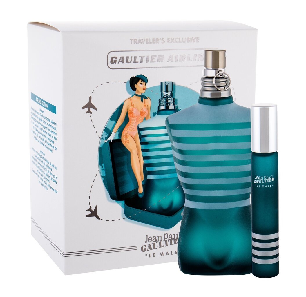 Jean Paul Gaultier Le Male EDT lahjapakkaus miehelle 125 ml hinta ja tiedot | Naisten hajuvedet | hobbyhall.fi